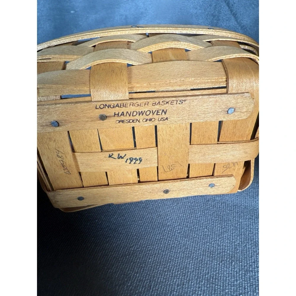 Longaberger Signed Dated  1994-96 -98 Chive Americana Basket Lot‎ of 3